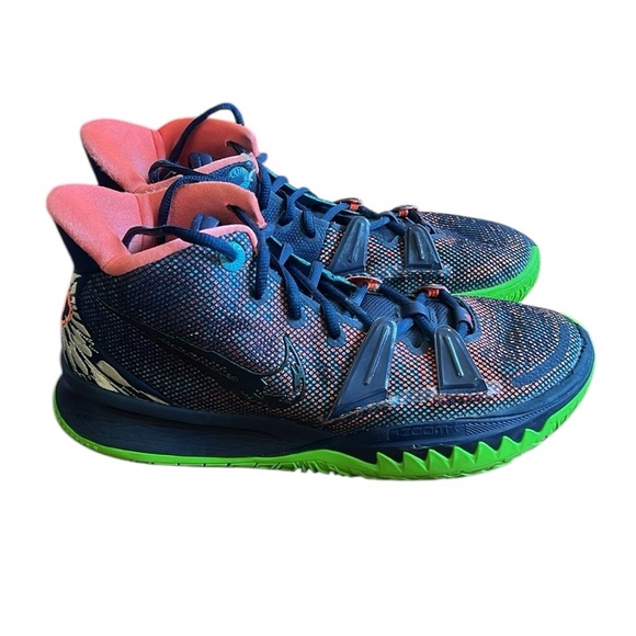 Nike Kyrie 7 Midnight Navy Basketball Sneaker Shoe 2020 CQ9327-401 Size 8 - Picture 5 of 16